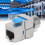 Computer Network CAT8 Shielded Module with RJ45 Cable and No Punch Tool 3m 12