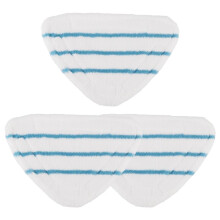 3 StüCk Dampf Mopp Ersatzpads Dreieck Waschbares Tuch Reinigung Boden Mikrofaser Mopp Kopf Pad Dampf Mopp Armaturen