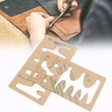 2Pcs Leather & Acrylic Craft Templates ABX-04/06 for Belt & Bag Making