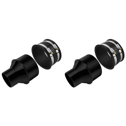 2X Kit de Encaixe para Coleta de Pó Inclui Redutor de 4 Polegadas A 2-1/2 Polegadas para Mangueira de Coleta de para Marcenaria e Portas de Pó