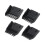 Electric Clipper Accessories,4Pcs Cut Clipper Limit Comb Guide Attachment Size Barber Replacement(3mm,6mm,9mm,12mm) 1