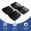 Electric Clipper Accessories,4Pcs Cut Clipper Limit Comb Guide Attachment Size Barber Replacement(3mm,6mm,9mm,12mm) 2