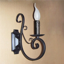 2X Candle Wall Lamp Retro Living Room Background Wall Lights 3000K Warm Light Bedroom Bedside