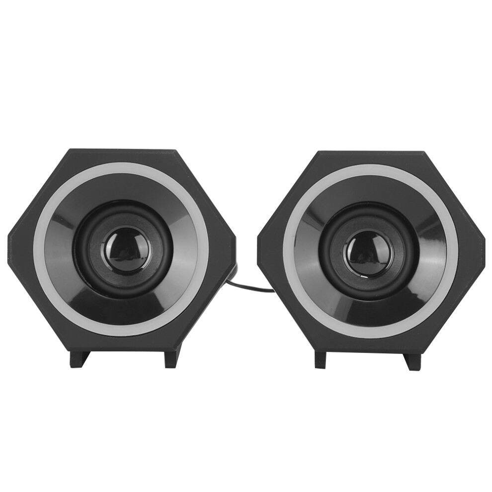 Small Usb Wired Pc Speakers Vâ138, 3W Stereo Desktop Audio 9321392310593