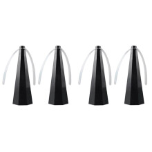 Ventilateurs Portables USB pour Table avec Lames Holographiques pour Effrayer les Mouches, les Guêpes et les Abeilles - Lot de 4 Ventilateurs de