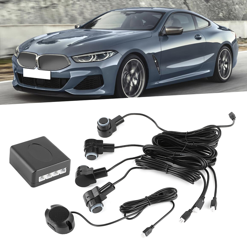 Intelligent Parking Sensor System With 4 Ultrasonic Probes And 65Db Buzzer 9481392313182