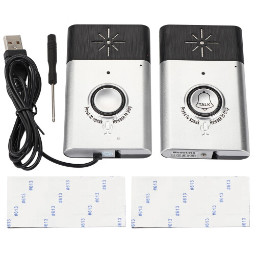 Wireless Voice 2-Way Doorbell Access Control System, ABS, 200m 1