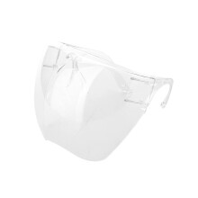 Protective Clear Face Shield Durable Reusable Droplet Guard for Women Men M