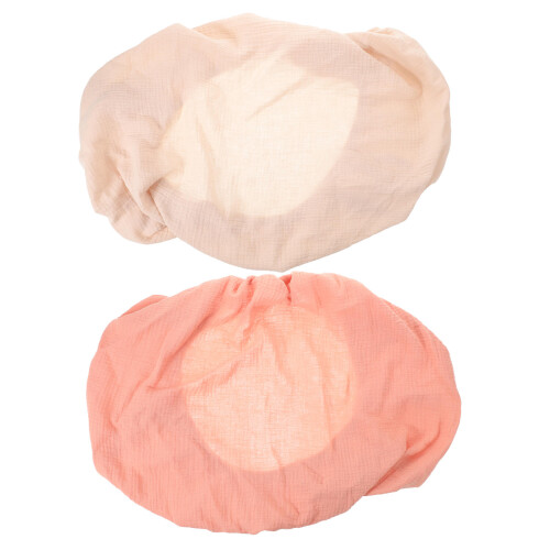 2Pcs Elastic Fitted Baby Crib Sheets Set Soft Muslin