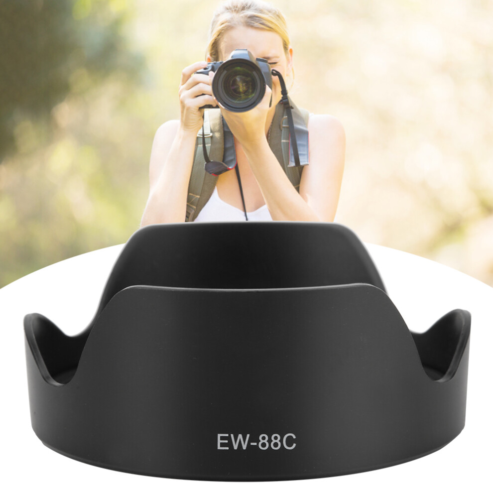 Ew-88C Plastic Lens Hood Compatible With Ef 24-70Mm F2.8 L Ii Usm Lens Black 9411392315756