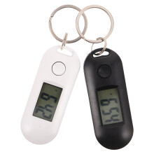 4Pcs Plastic Digital Watch Keychains Assorted Colors Quiet Exam Timer