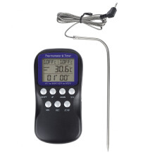 Digital Food Thermometer for BBQ & Oven, 0-300C, 14.5cm