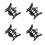 4Pcs Portable Mic Holder Shock Mount Black Durable for Streaming 5