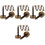 32Pcs Brass Mirror Screws with Decorative Caps for Easy Wall Mounting 2