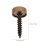 32Pcs Brass Mirror Screws with Decorative Caps for Easy Wall Mounting 8