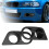 2x E46 M3 Front Fog Light Covers Matte Black 13