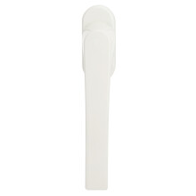 Flat Opening Window Handle, White Aluminium
