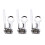 3Pcs Universal Round Presser Foot for Electric Sewing Machines, Multi-Function 8