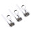 3Pcs Universal Round Presser Foot for Electric Sewing Machines, Multi-Function 13