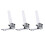 3Pcs Universal Round Presser Foot for Electric Sewing Machines, Multi-Function 14