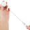 Portable Rotating Work Card Clip with Drawstring, ABS, 118g 6