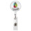 Portable Rotating Work Card Clip with Drawstring, ABS, 118g 8