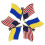 9Pcs Versatile Alloy National Flag Brooch Pins Multi Color Decorative 11