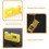 Yellow Small Level Bubble Tool Magnetic Measuring Accessories 5