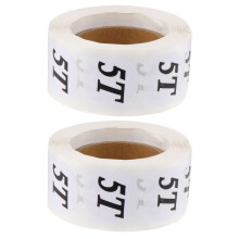 Clothing Size Sticker Labels Multi- -Adhesive