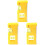 3Pcs Small Level Bubble Tool Yellow Plastic High Precision Measuring 1