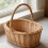 1Panier En Osier Beige Artisanal Pour Décoration 3