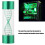 Water Flow Meter G1/4 Female Thread, Multiple Colors, 80mm 5