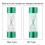 Water Flow Meter G1/4 Female Thread, Multiple Colors, 80mm 3