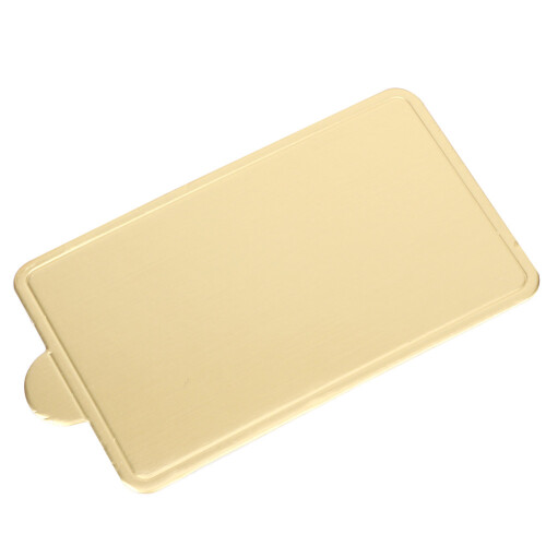 Gold Rectangular Cake Boards 100x60mm 300Pcs for Dessert & Baking Decorations 2