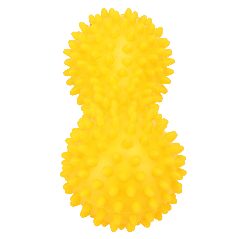 Yellow Massage Ball Pvc Spiky For Fascia Muscle & Plantar Foot Yoga & Fitness