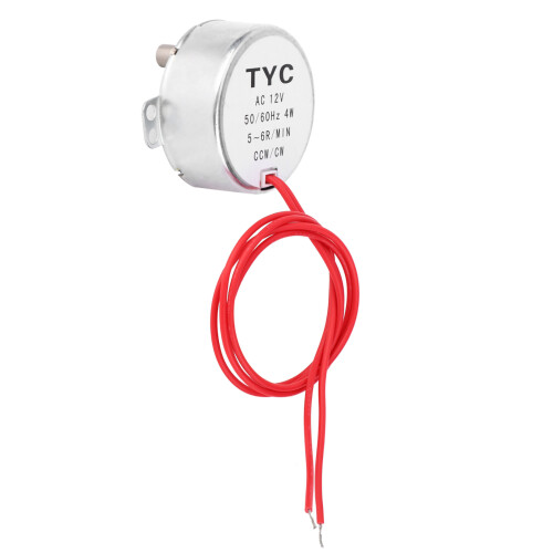 Synchronmotor TYC30 12V 4W 5-6U/min CW/CCW 2