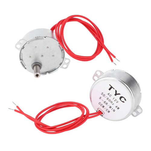 Synchronmotor 12V AC 4W 5-6 U/min CW/CCW