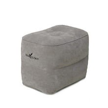 (M) Inflatable Footrest Pillow for Travel, Airplanes, Buses