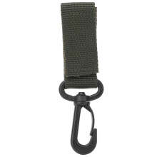 3Pcs Outdoor Webbing Buckle Key Chain Belt Hook 360 Rotation Army Green