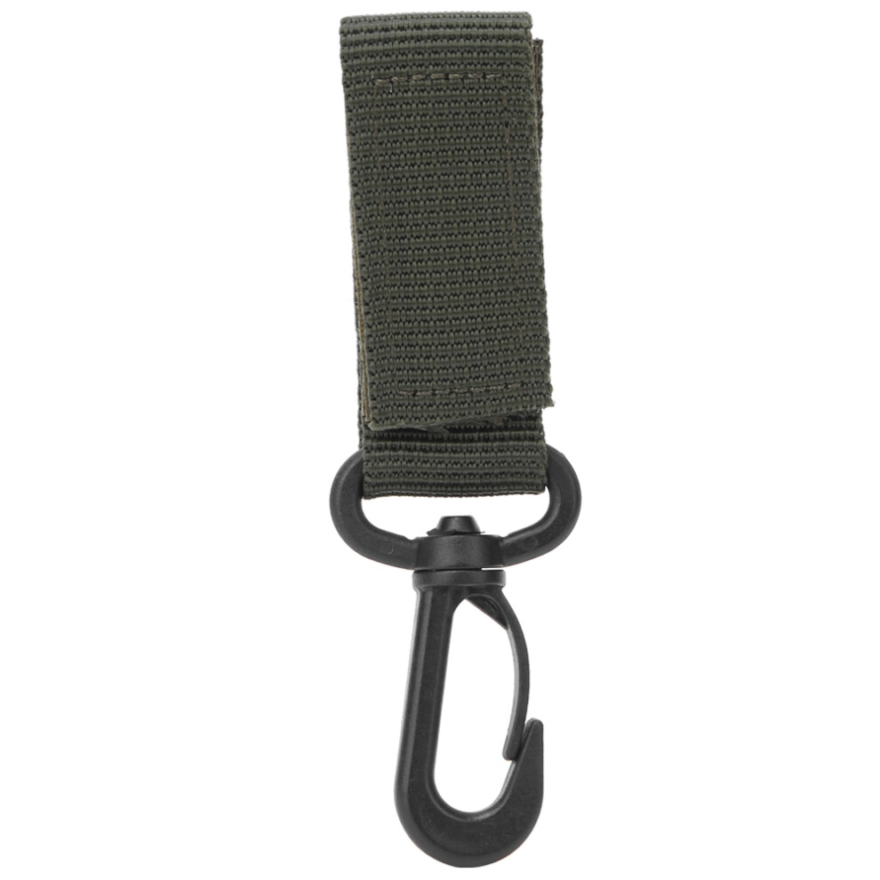 3Pcs Outdoor Webbing Buckle Key Chain Belt Hook 360 Rotation Army Green 4651392320663