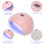 54W UV LED Nail Dryer Curing Lamp, 18 Chips, Compact Size 12