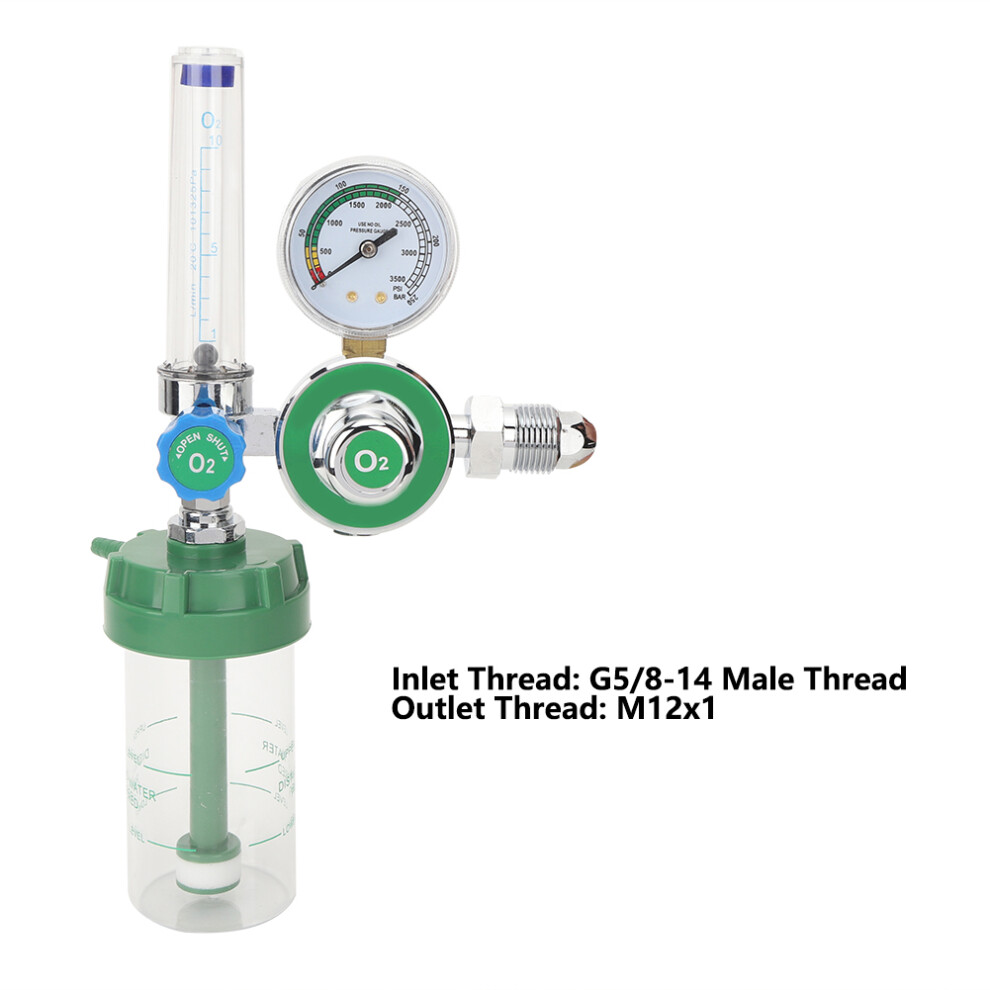 WX YQ-02 Oxygen Inhaler Pressure Regulator G5/8-14 Male Thread