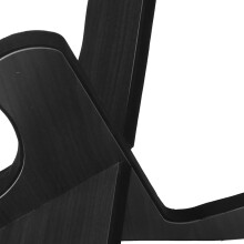 Wooden Guitar & Violin Stand with Detachable Design, Dark Wood