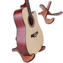 Bright Wood Guitar Ukulele Violin Stand | Detachable & Convenient Storage