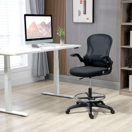 Vinsetto Silla de Escritorio Negro 59 x 65 x 122 cm 1