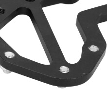 Bike Pedal Adapters Aluminum Alloy Large Clipless Platform for SPDBlack Pair