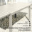 Outsunny Mesa Jardín Extensible Blanco 225 x 85 x 75 cm 5