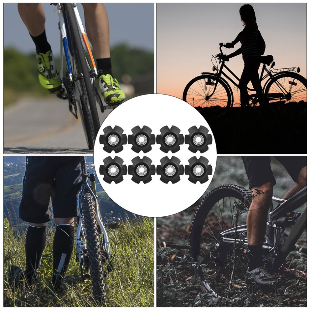 Cycling Bike Parts 8Pcs Star Nut Set For 28.6Mm Mtb Forks Easy To Install 3351392322933