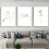 3pcs Canvas Wall Decor, Simple Abstract Art 6