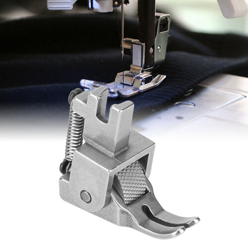 Adjustable Flat & Twisted Roller Presser Foot for Thick Material 43x19mm
